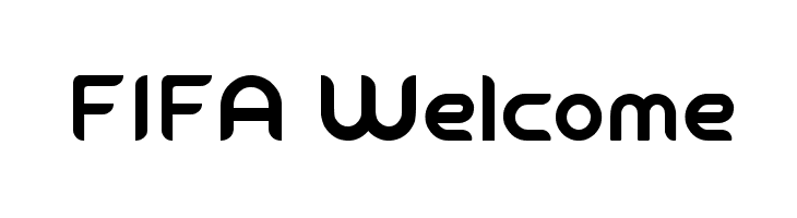 FIFA Welcome Font