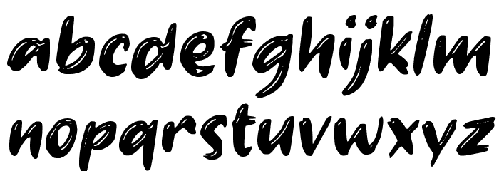 FIGHTER FISH Font LOWERCASE