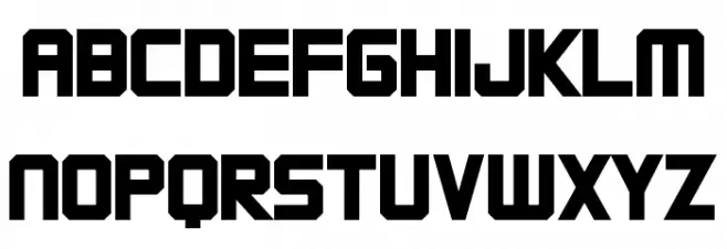 FIGHTING FORCE Schriftart Groß