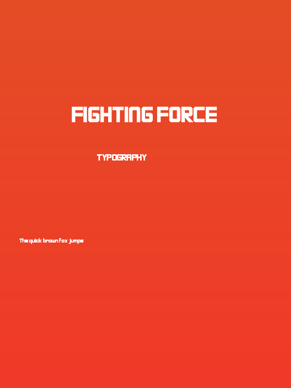 FIGHTING FORCE Poster