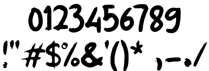 FIGURAN Font OTHER CHARS