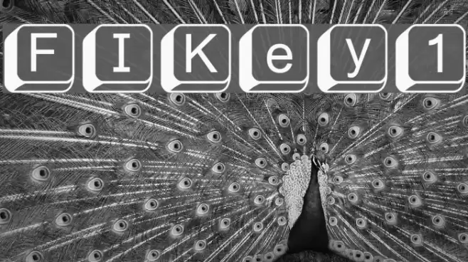 FIKey1 Font examples