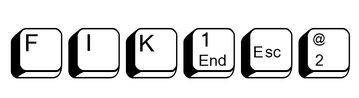 FIKey2 Font