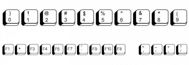 FIKey2 Font OTHER CHARS