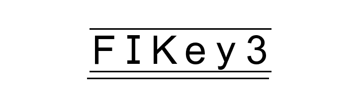 FIKey3 Font
