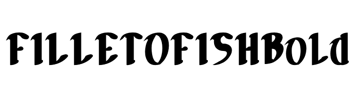 FILLET O FISH Bold  font caratteri gratis