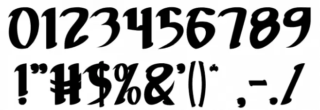 FILLET O FISH Bold Font OTHER CHARS