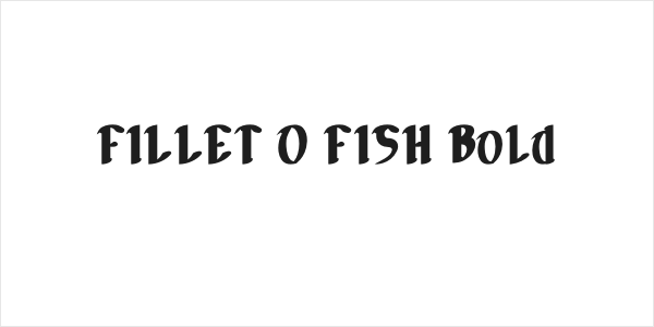 FILLET O FISH Bold Logo