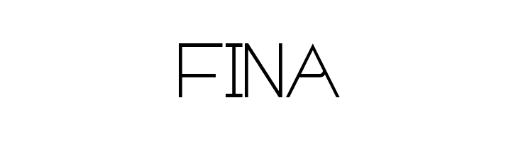 FINA Font