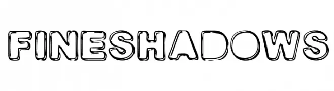 FINE SHADOWS  Frei Schriftart Herunterladen