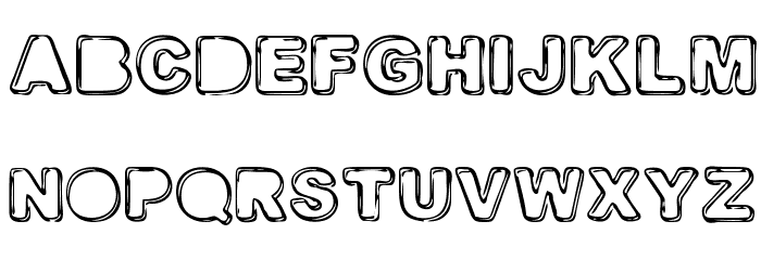 FINE SHADOWS Font LOWERCASE