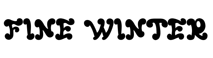 FINE WINTER  Descarca Fonturi Gratis