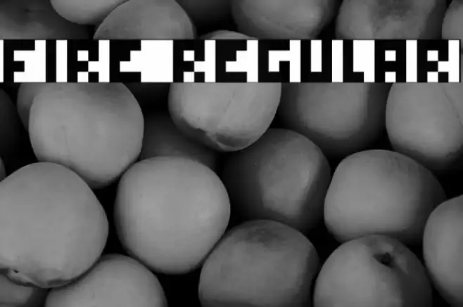 FIRE Regular Font examples