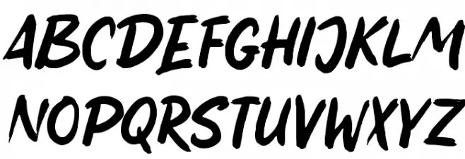 FIREBRAND Font UPPERCASE