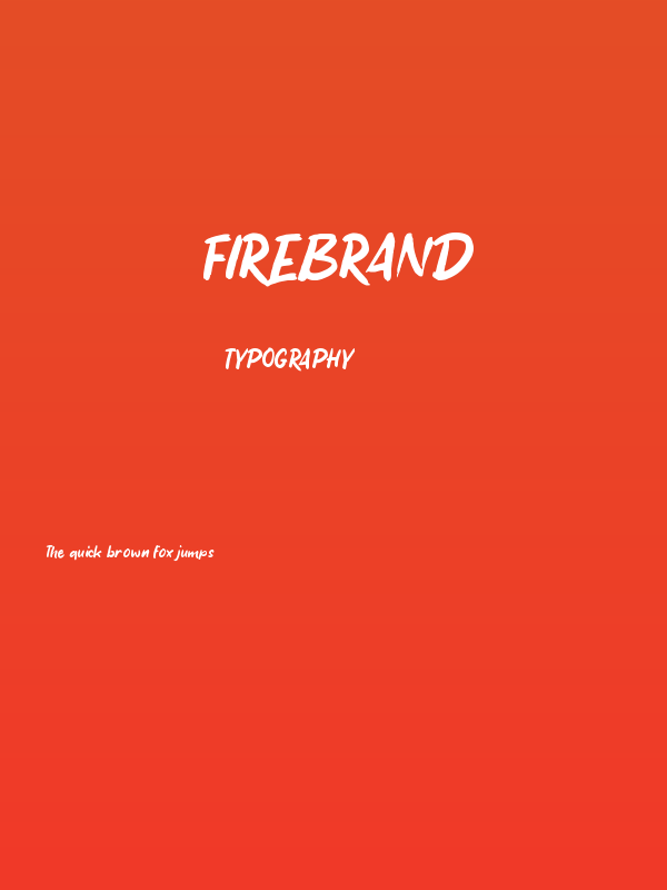 FIREBRAND Poster