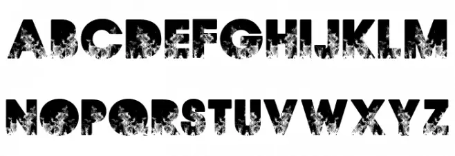 FIRES PERSONAL USE Bold Шрифта ВЕРХНИЙ