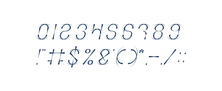 FIREWORK Italic Other Characters