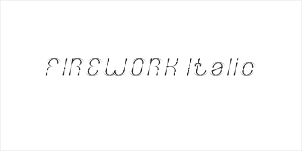 FIREWORK Italic Logo