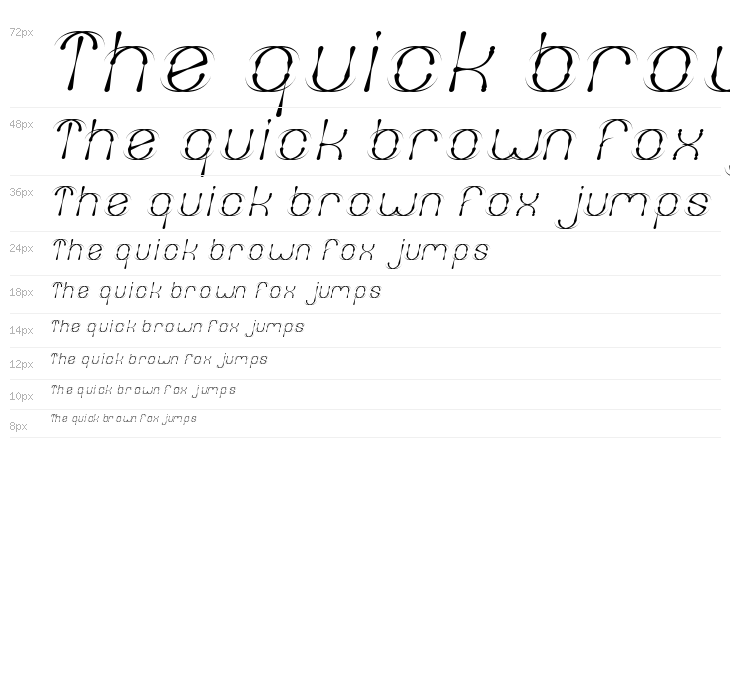 FIREWORK Italic Waterfall