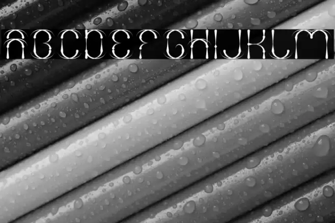 FIREWORK Font examples