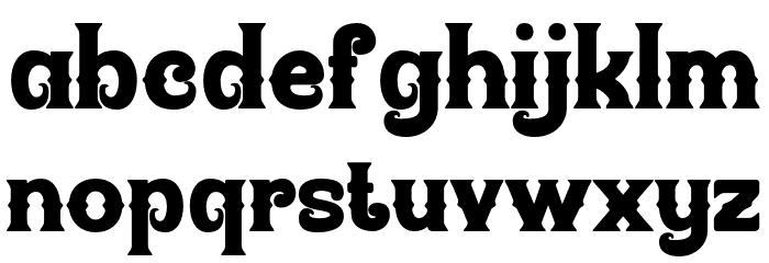 FIRWAEN-Regular Font LOWERCASE