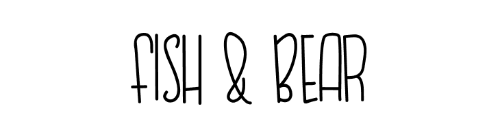 FISH & BEAR  नि: शुल्क फ़ॉन्ट्स डाउनलोड