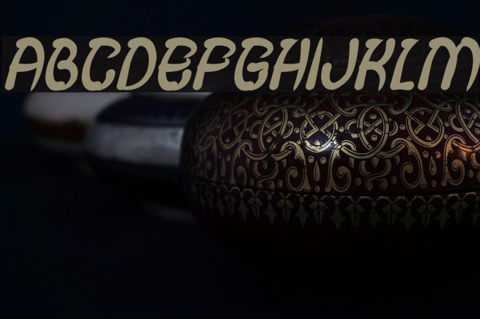 FISH BONE Bold Italic Font examples