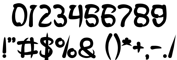 FISH BONE Bold Font OTHER CHARS