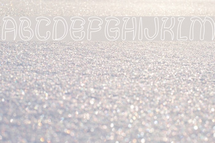 FISH BONE-Hollow Font examples