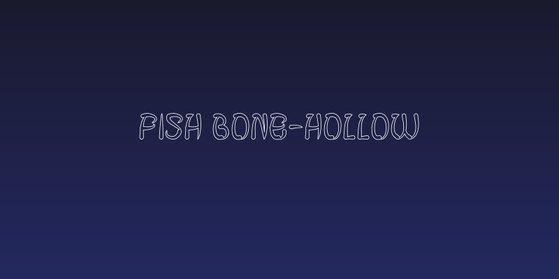 FISH BONE-Hollow Social Header