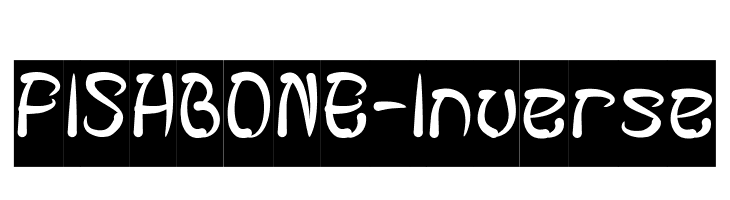FISH BONE-Inverse  font caratteri gratis
