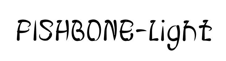 FISH BONE-Light  Fuentes Gratis Descargar