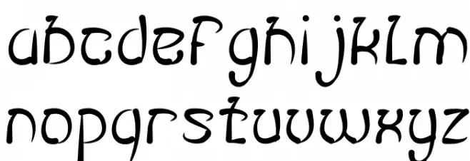 FISH BONE-Light Font LOWERCASE