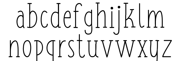 FISH&CHIPS-Regular Font LOWERCASE