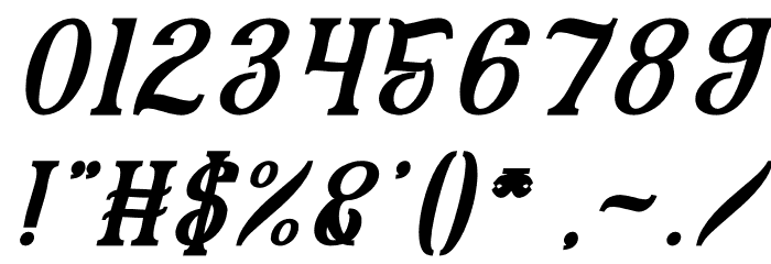 FISHERMAN Bold Italic Font OTHER CHARS