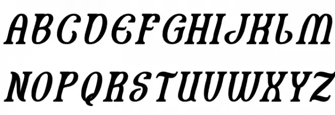 FISHERMAN Bold Italic خط أحرف كبيرة