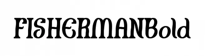 FISHERMAN Bold  font caratteri gratis