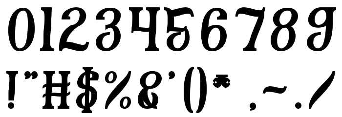 FISHERMAN Bold Font OTHER CHARS