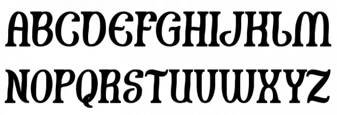FISHERMAN Bold フォント 大文字