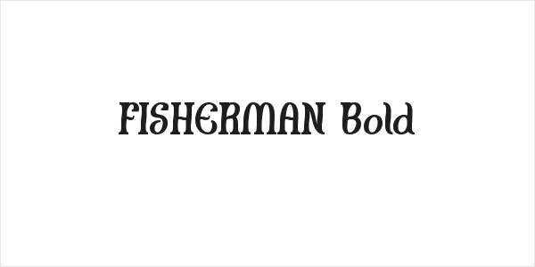 FISHERMAN Bold Logo