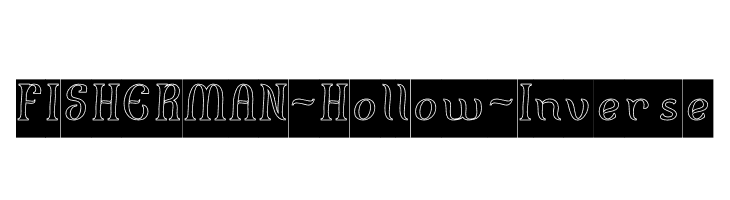 FISHERMAN-Hollow-Inverse  Descarca Fonturi Gratis