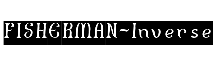 FISHERMAN-Inverse  フリーフォントのダウンロード