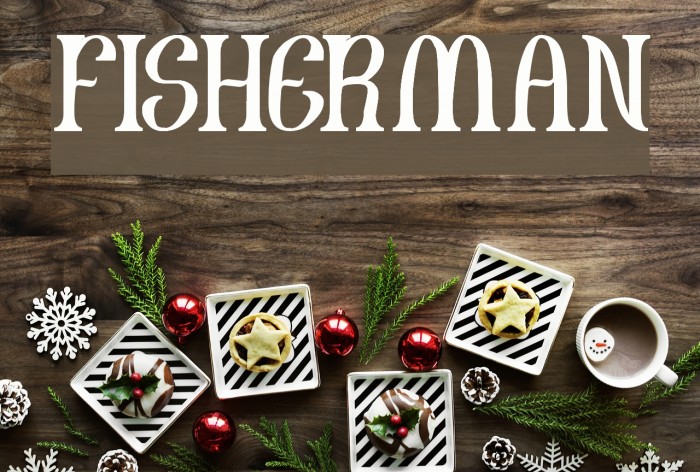FISHERMAN Font examples