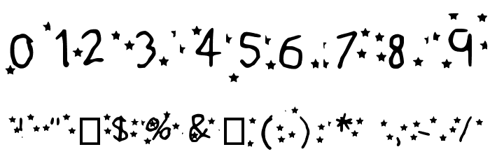 FIVE STAR GENERAL Medium Font OTHER CHARS
