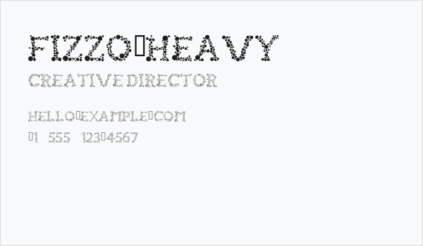 FIZZO-Heavy Business Card