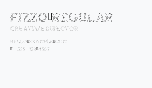 FIZZO-Regular Business Card