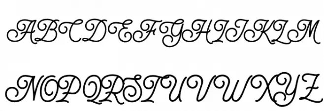 FIneziaPersonalUseOnly-Regular Schriftart Groß
