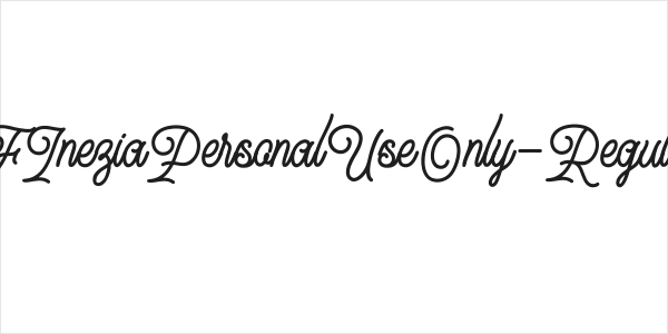 FIneziaPersonalUseOnly-Regular Logo