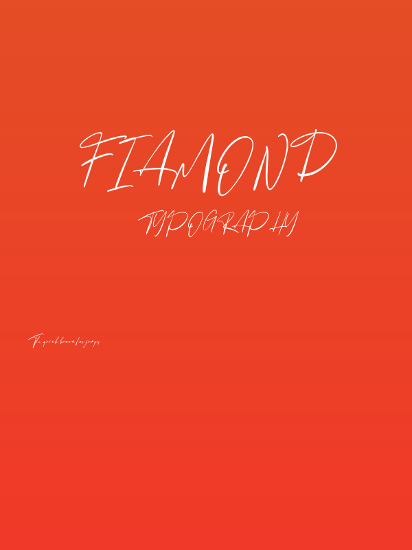 Fiamond Poster
