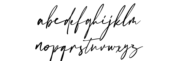 Fiamond Font LOWERCASE